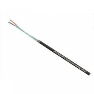 Audio Shielded Cable 1-PAIR Black 0.22MM Rnd - Debulk 400011 H121P22AUD-FRN