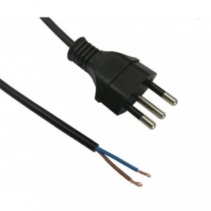 New Sa Main 3PIN Plug To Open Ends Lead 1.0M AC-16AOE072BK1