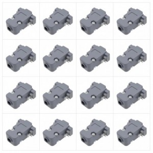 D-SUB 9W Grey Cover - Standard Type - 100/BAG UL1400.09B-S