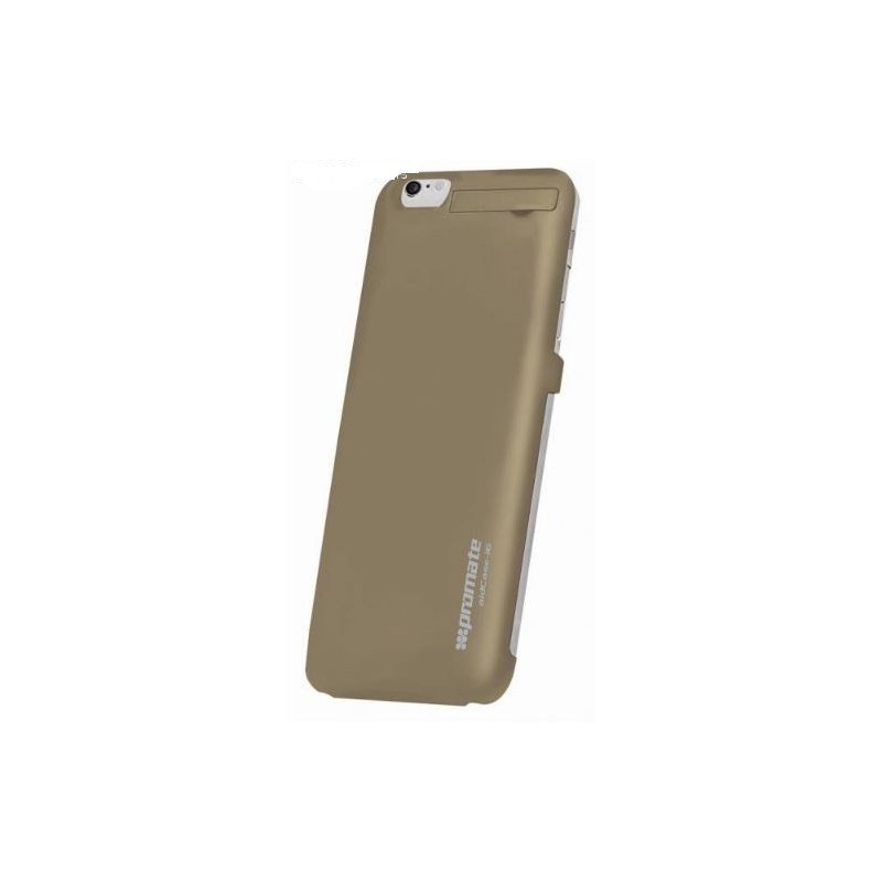 Promate 6959144017921  aidCase-i6P 4000mAh Lithium Polymer Super Slim Battery Case - Gold