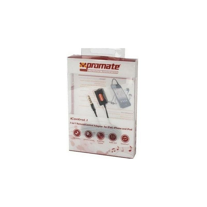 Promate  5161815201121 iControl.1 7-in-1 Remote Control Adaptor for iPad, iPhone and iPod