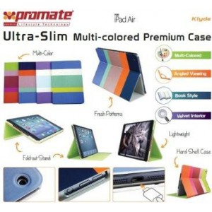 Promate  6959144003306   Klyde-Ultra-Slim Multi-colored Premium Case for iPad Air-Purple