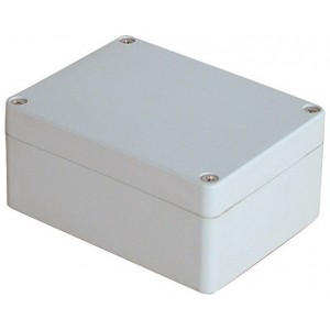 IP65 ABS ENCLOSURE MOULDED 115x90x55mm 11-3 WHITE (L/GREY)
