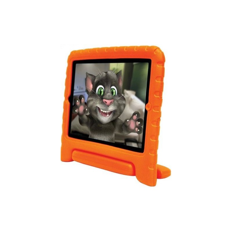 Promate  6959144003740  Bamby.Air-Shockproof Impact Resistant Case with Convertible Stand for iPad Air-Orange
