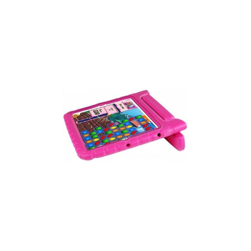 Promate  6959144003733  Bamby.Air-Shockproof Impact Resistant Case with Convertible Stand for iPad Air-Pink