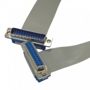 IDC D-SUB LEAD 25WAY PLUG TO SOCKET 400mm 1:1 ME18-015