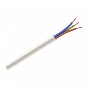 CABTYRE CABLE 3C CSA0.5mm2 OD5.5 WHITE - DEBULK GCTC0.5F03CSWWGC1