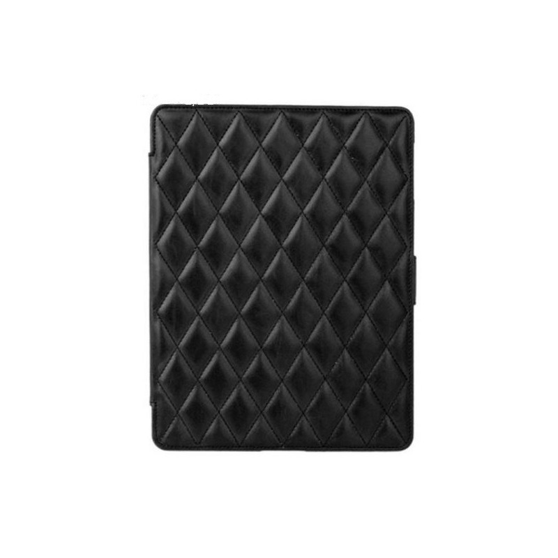 Promate  2161815965910  iPose.10 Protective Leather Case with Single Level Stand and Side Lock for New iPad -Black 