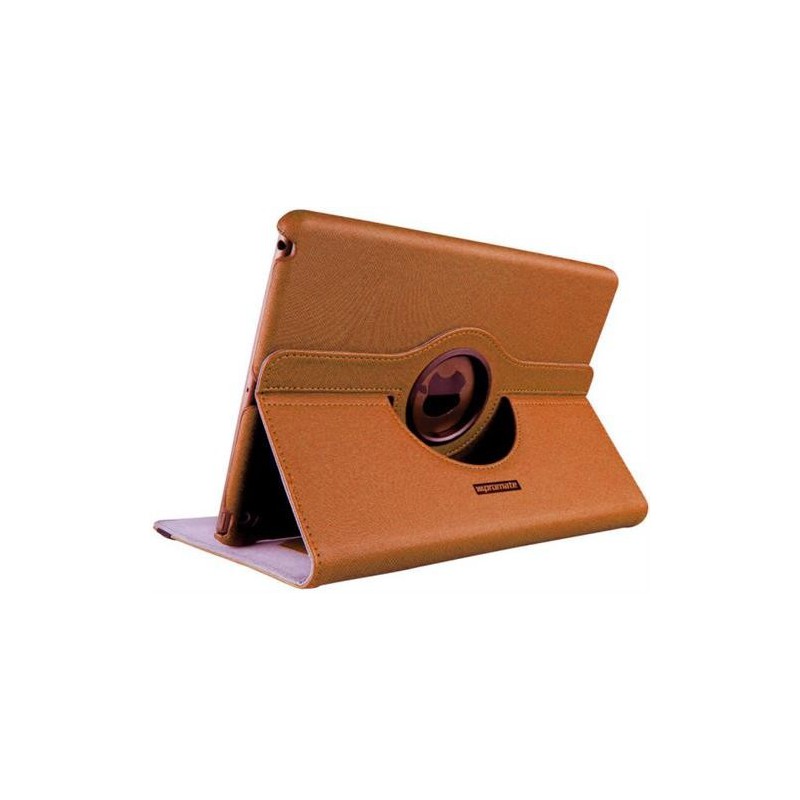 Promate   6959144006376  Spino-Air Multi-task Cover with Rotatable Shell Stand for iPad Air - Orange