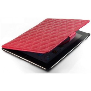 Promate  6161815965916  iPose.10-Stylized Leather Design Cover for the iPad 2 and new iPad -Red