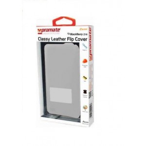 Promate  5959144000108   Zemi BlackBerry Z10 Classy Leather Flip Cover - White 