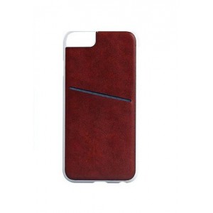 Promate  6959144013633  Slit-i6 Classy Snap-On Leather Case with Card Slot For iPhone 6 - Brown