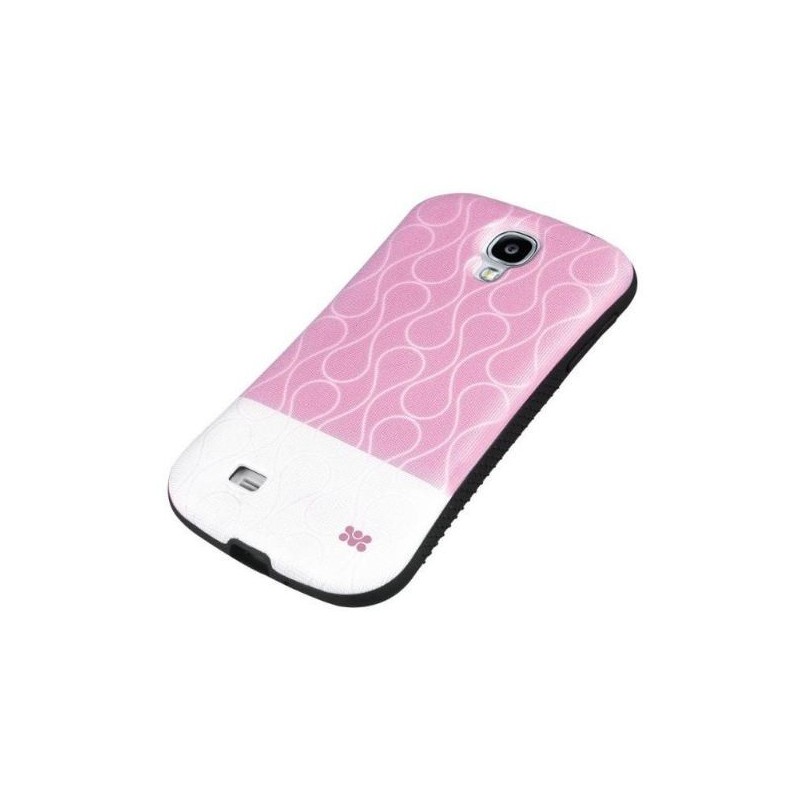 Promate  6959144006000 Cameo.S4-Cameo-Drip Patterned Flexi-Grip Snap On Case for Samsung Galaxy S4 -Pink