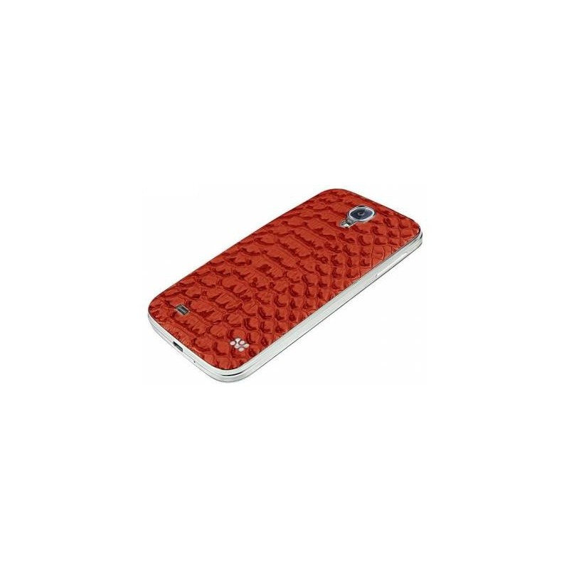 Promate  6959144004594  Charm.S4 Premium Patterned-Leather Back Cover-for Samsung Galaxy S4-Maroon