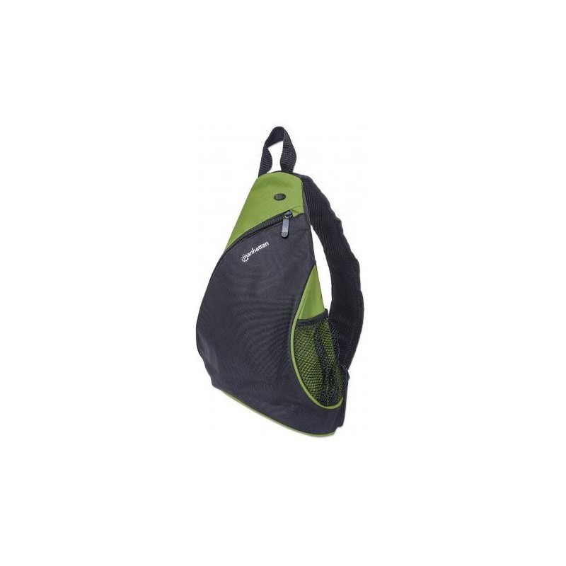Manhattan  439848  Dashpack - Lightweight- Sling-style Carrier for Most Tablets and Ultrabooks Up to 12"- Black/Green