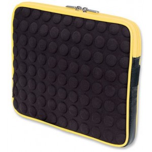 Manhattan  439619  Universal Tablet Bubble Case - Black / Yellow 