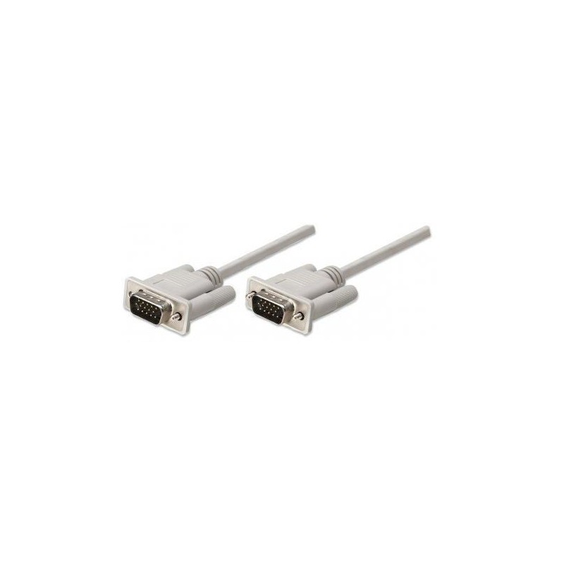 Manhattan  300735  HD15M to HD15M, 1.8 m (6 ft.)  VGA Monitor Cable