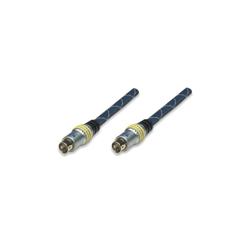 Manhattan 361354   4.5m  S-Video Male to Male Cable-Blue 