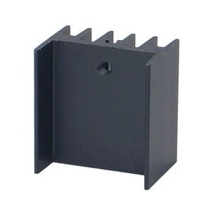 HEATSINK TO218 / TO220 23x16x25 BLACK 6063-...-BK