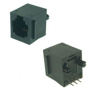 Mod Socket RJ12 Pcb Str 6-CONTACT 6W6PFPS