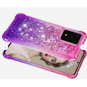 TUFF-LUV Glitter Bomb Bling Case for the Samsung A25 5G - Pink (SM-A256) - Colorful