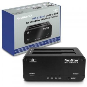 NexStar JX USB 3.2 Gen1 Dual Bay Dock for SATA Drive with Clone Function