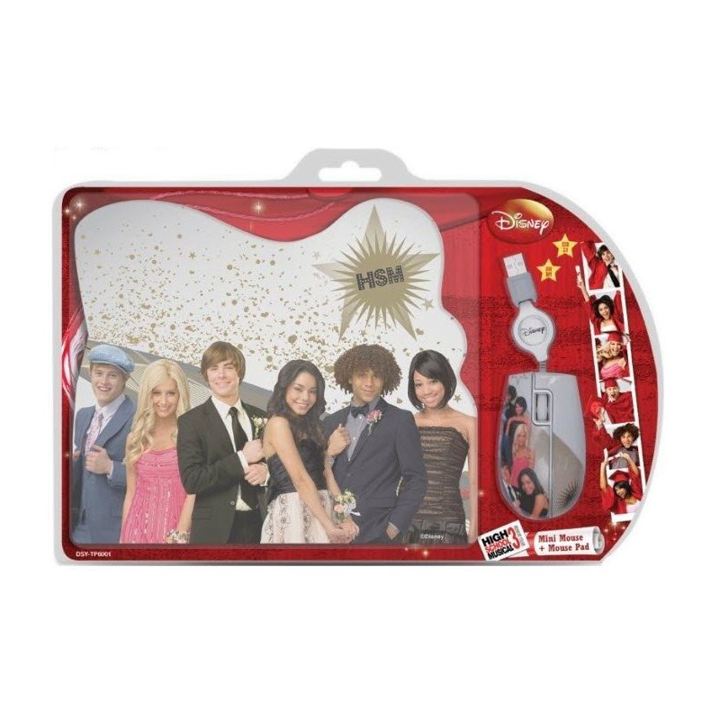 Disney   DSY-TP6001  High School Musical Mouse & Mouse Pad Gift Set