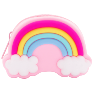 Quest Rainbow Silicone Purse Pink