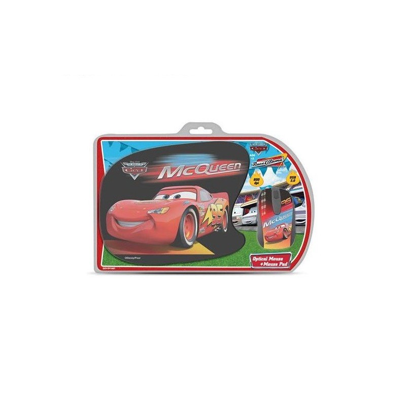 Disney   DSY-TP1001  Cars Mouse & Mouse Pad Gift Set