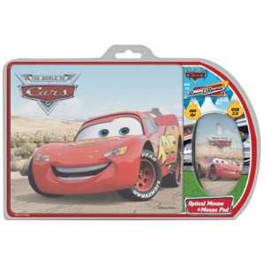 Disney  DSY-TP1002   Cars Mouse & Mouse Pad Gift Set