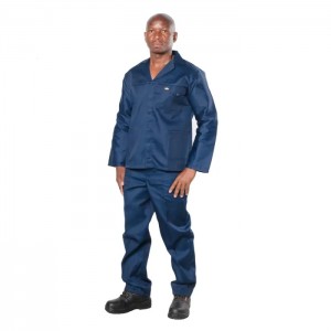 Vulcan Overall Std 2PCE Navy 48 Chest 44 Waist