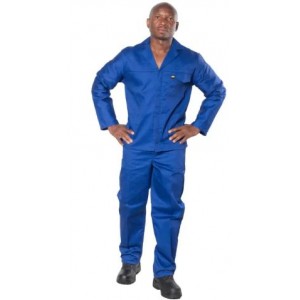 Vulcan Overall Std 2PCE R/BLUE 38 Chest 34 Waist