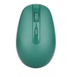 Rii 2.4G Soft Click Green Wireless Mouse With Nano USB