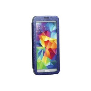 Promate  6959144009599  Lucent S5 Bookcover with T-Screen Window - Dark Blue