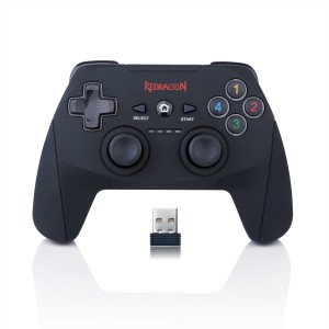 Redragon RD-G808 Harrow Wireless X/D-Input PC Controller - Black