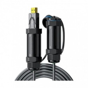 DTECH 30m 8K HDMI Armor Fiber Optic Cable With Waterproof Shell