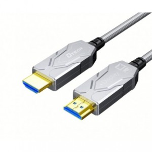 DTECH 50m Armored HDMI 2.0 Optical Fiber Cable (HDM-CAB-ARM-50M)