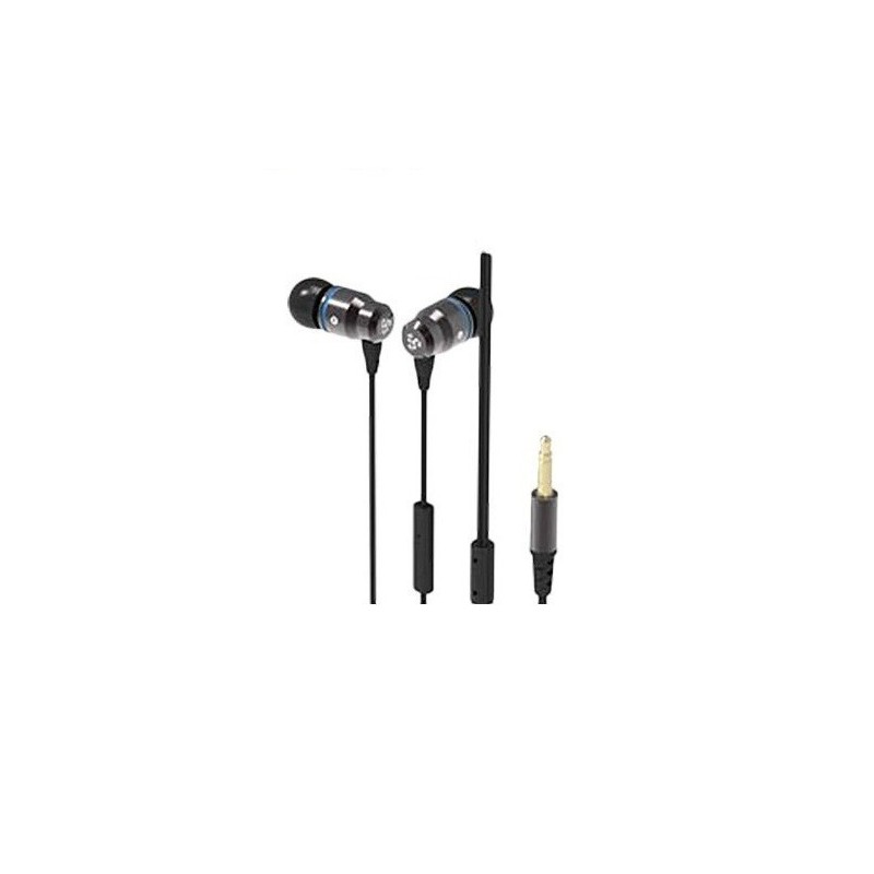 Kworld  KW-S23  In-Ear Elite Mobile Gaming Earphones Stereo Silicone Earbuds with In-line intelligent Control Microphone - Black