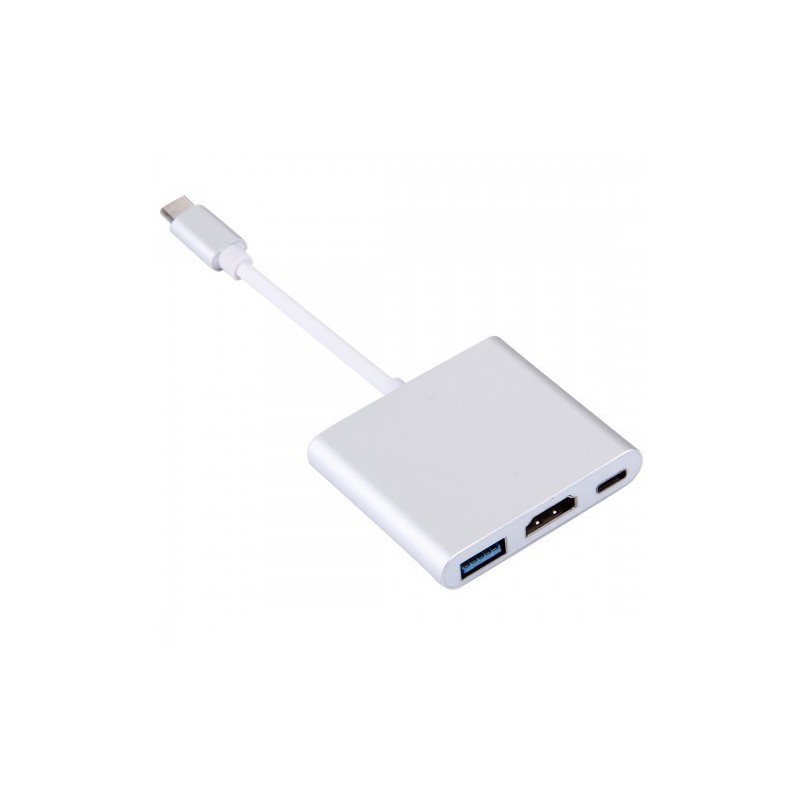 Tuff-Luv  H10_75  USB 3.1 Type-C Male to USB 3.1 Type-C Female and HDMI Female and USB 3.0 Female Adapter