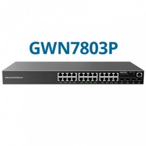 Grandstream Enterprise L2++ 24 port Managed GbE PoE Switch 120W | GWN7803PL-PRO