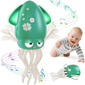 Interactive Electric Crawling Octopus Toy – Fun- Developmental Play for Toddlers