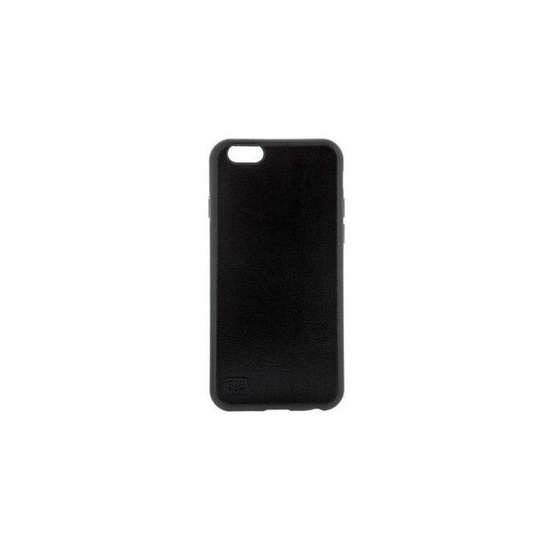 Promate  6959144013718 Lanko-i6 Leather Flexible Snap-on Case - Black