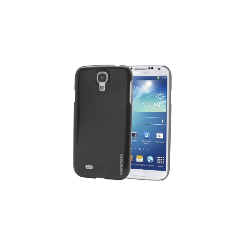 Promate  7161815697182  Figaro-S4 Shiny Custom-Fit Shell Case for Samsung Galaxy S4 - Black 