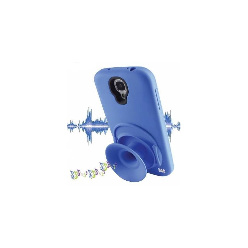 Promate  6959144005034  Orator-S4 Sound Amplifier Case for Samsung Galaxy S4 with Headphone Cable Management -Blue