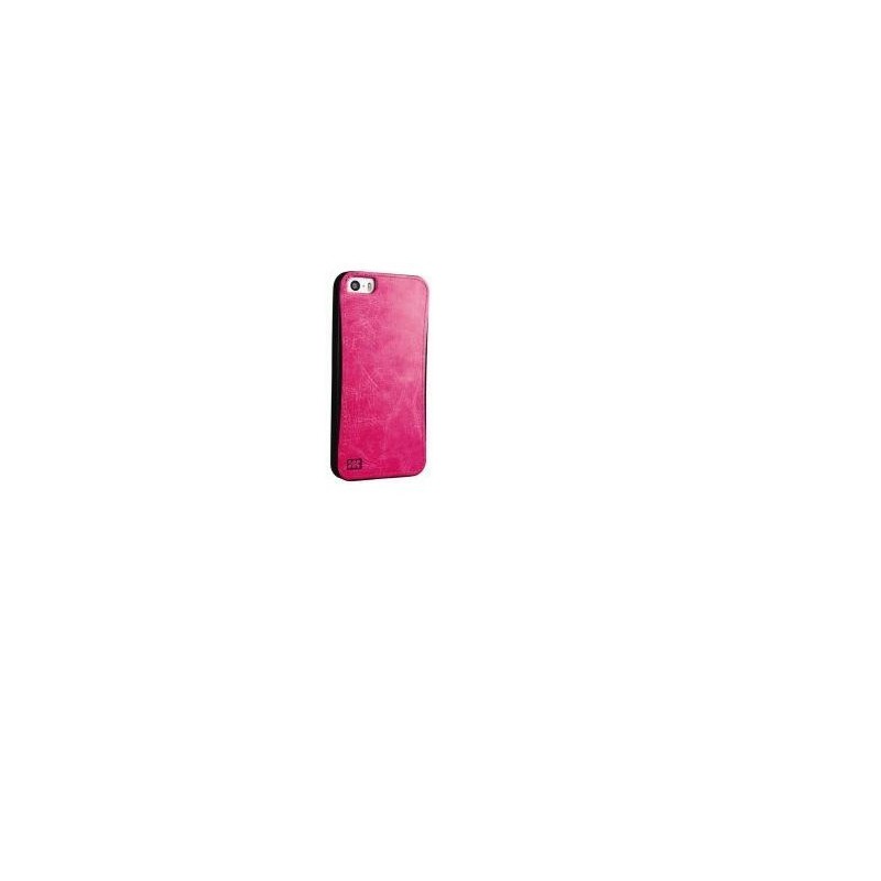 Promate 6959144004846 Lanko.i5 iPhone 5 Hand-Crafted Leather Case-Pink