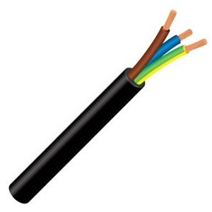 CABTYRE CABLE 3C 1.5mm2 O8.3 BLACK - DEBULK GCTC-1.5F03CS-BB-GC1