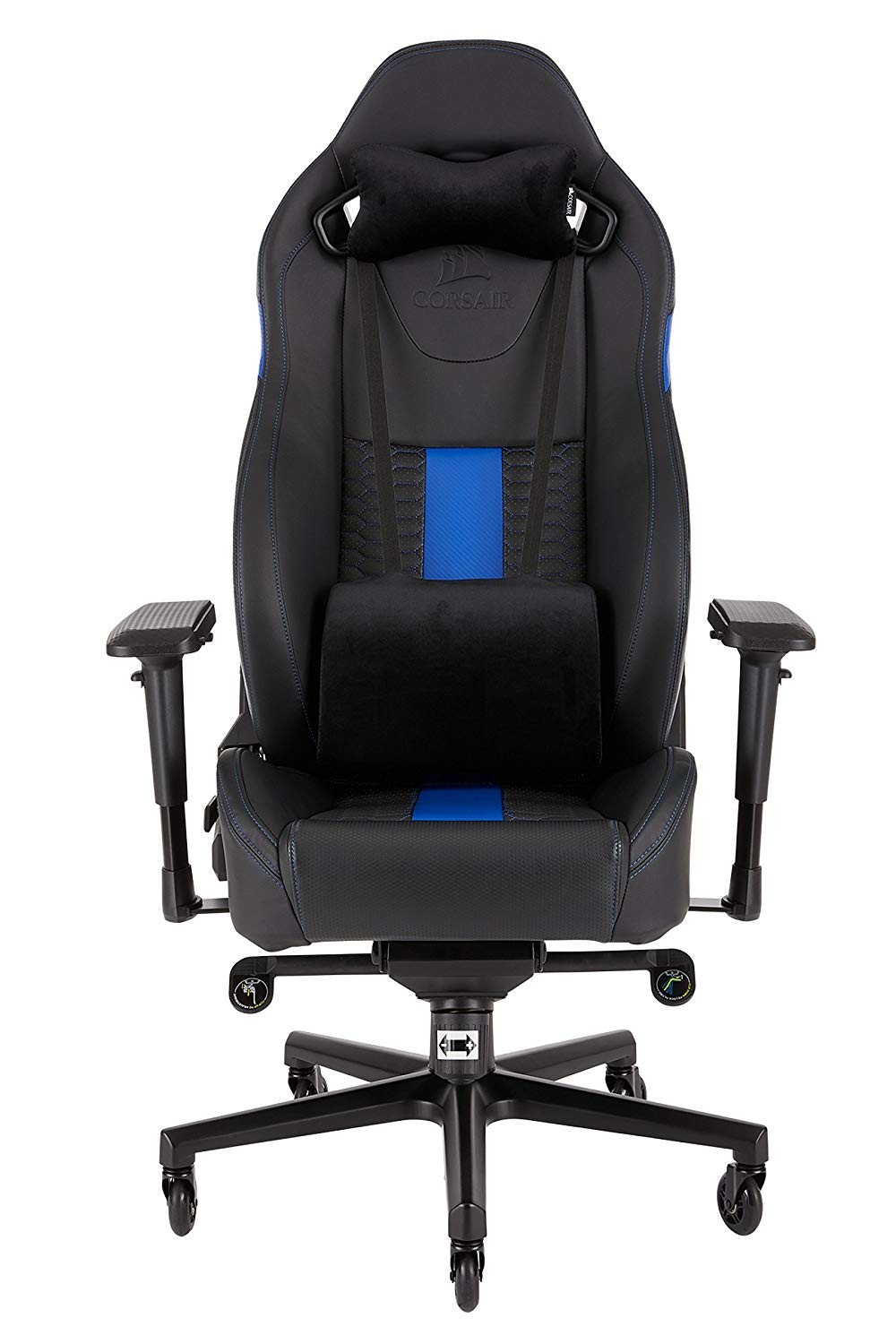 Corsair Cf 9010009 T2 Road Warrior Black Blue Gaming Chair