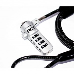 Rct NL-N01K 4 Digit Notebook Security Lock - Kensington T-BAR Compatialbe - 1.8M