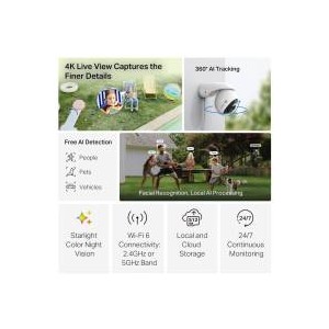 TP-LINK Tapo 4K Pan Tilt WIFI Camera