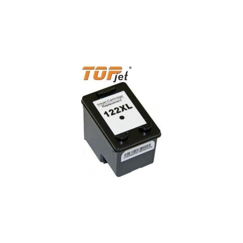 TopJet TJ-122BK Generic Replacement Ink Cartridge for HP 122XL CH563HE